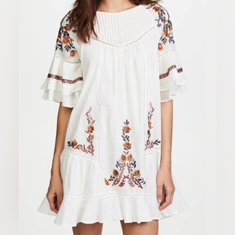 FREE PEOPLE Pablo Embroidered dress
